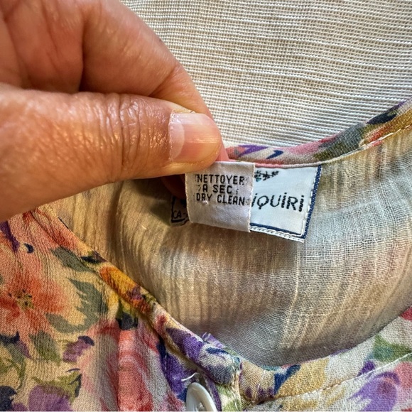 Vintage x Daiquiri Pink Tan Pleated V-Neck Maxi Sundress - Picture 6 of 8